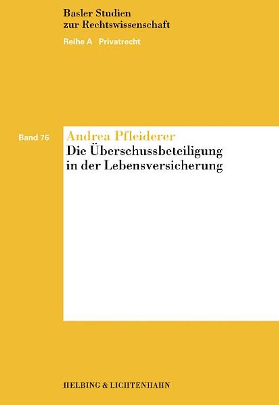 Die Überschussbeteiligung in der Lebensversicherung