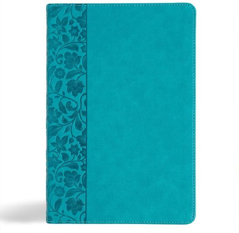 KJV Giant Print Reference Bible, Teal Leathertouch, Indexed