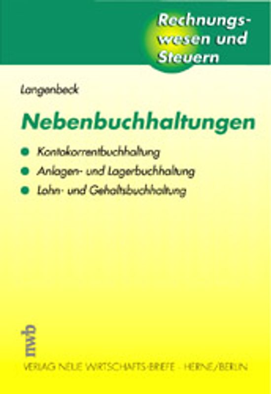 Nebenbuchhaltungen