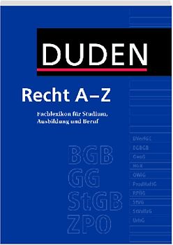 Duden Recht A - Z