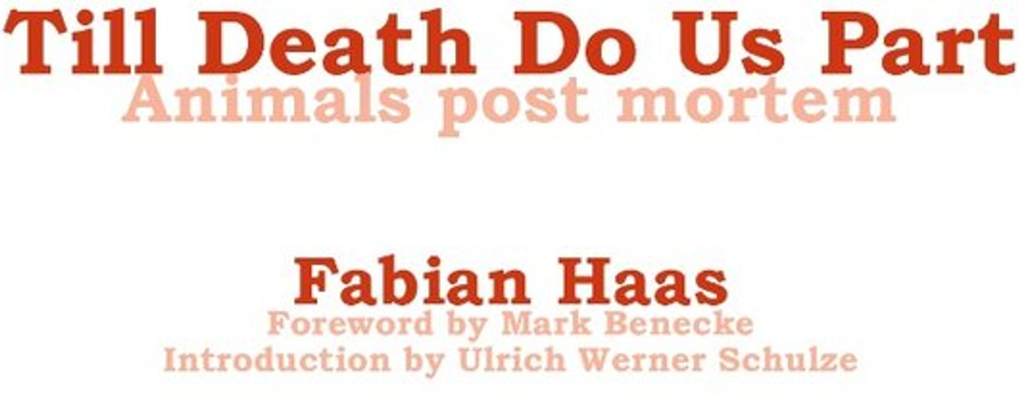 Till Death Do Us Part