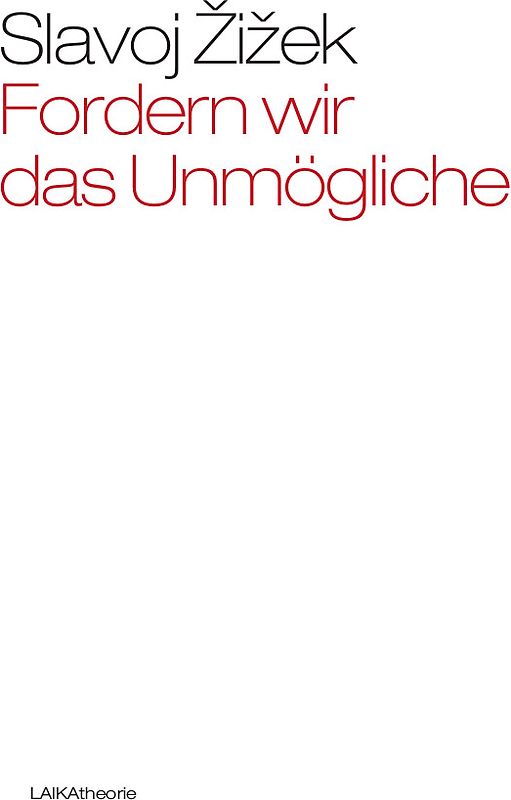 Fordern wir das Unmögliche