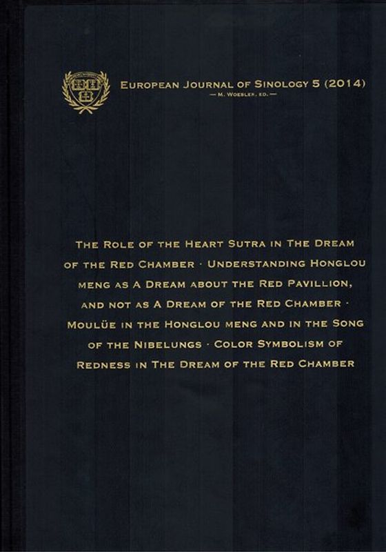 European Journal of Sinology Vol. 5 (2014)