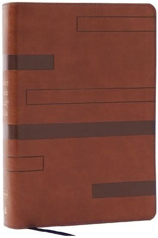 Color Code Study Bible, Revealing God's Truth Color by Color (NKJV, Brown Leathersoft, Red Letter, Thumb Indexed)