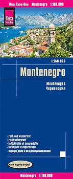 Reise Know-How Landkarte Montenegro (1:160.000)