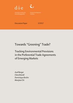 Towards “greening” trade?