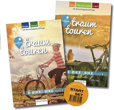 traumtouren E-Bike & Bike Start-Set mit 2 Bänden