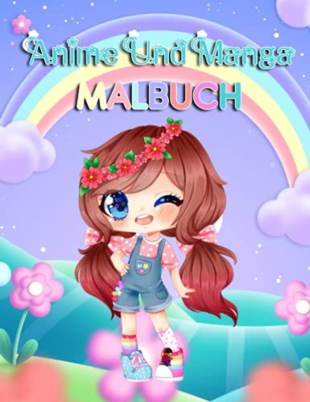 Anime Und Manga Malbuch: Chibi Mädchen Für Kinder Und Erwachsene Perfekt um vom Alltag abzuschalten und zu entspannen beim Malen Mit 30 Wunderschöne Malseiten Premium Qualität