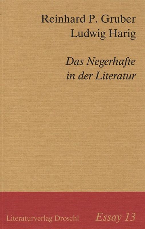Die Negerhaftigkeit der Literatur