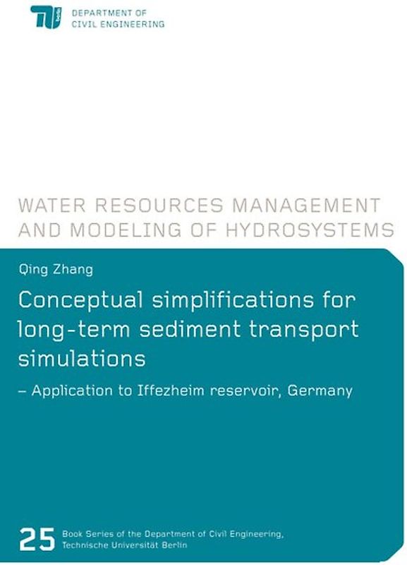 Conceptual simplifications for long-term sediment transport simulations
