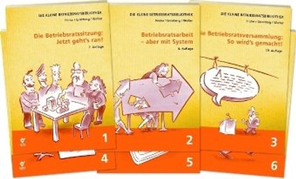 Die Kleine Betriebsratsbibliothek - Band 1-6