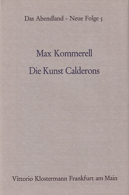 Die Kunst Calderons