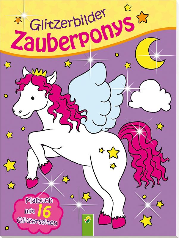Glitzerbilder Zauberponys