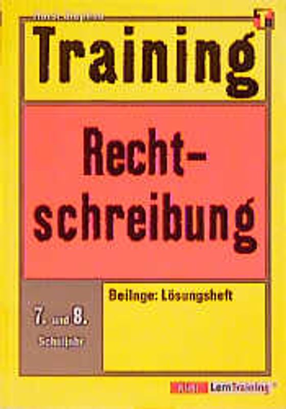 Training Neue Rechtschreibung