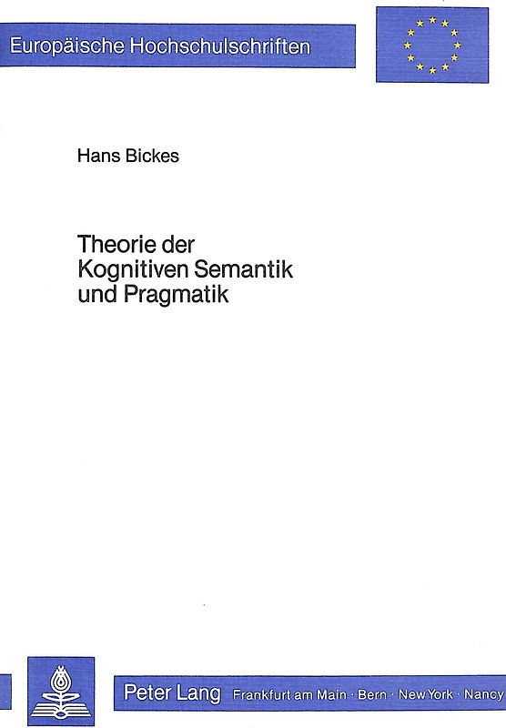 Theorie der kognitiven Semantik und Pragmatik