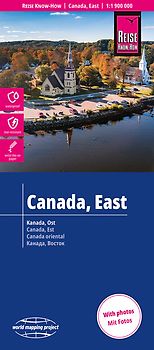 Reise Know-How Landkarte Kanada, Ost | Canada, East (1:1.900.000)