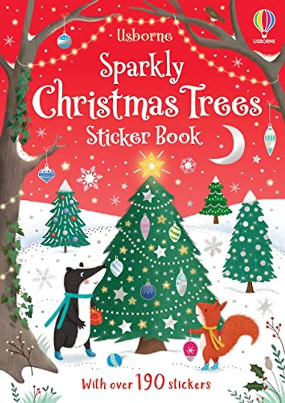 Sparkly Christmas Trees: Sticker Book (Sparkly Sticker Books)