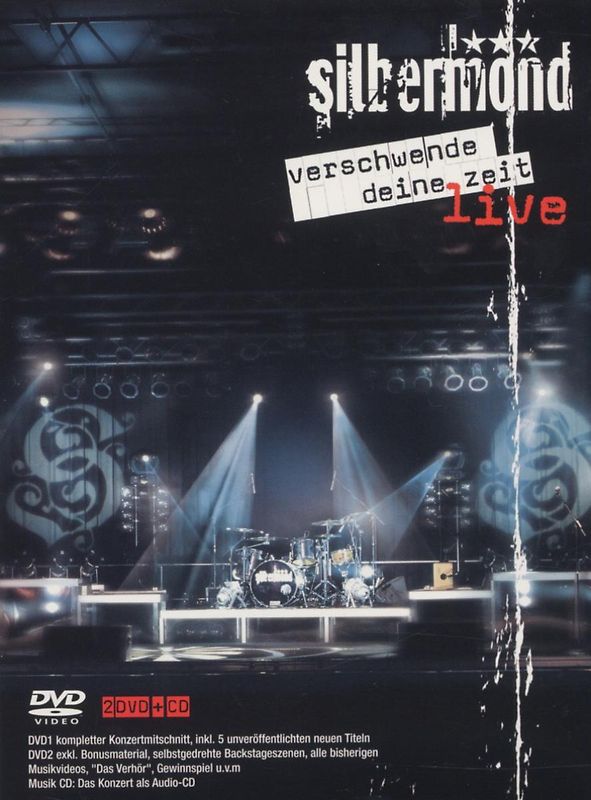 Silbermond: Verschwende Deine Zeit Live (2DVDs + 1CD)