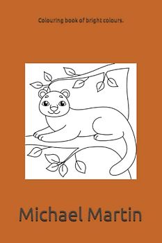 Colouring book of bright colours.