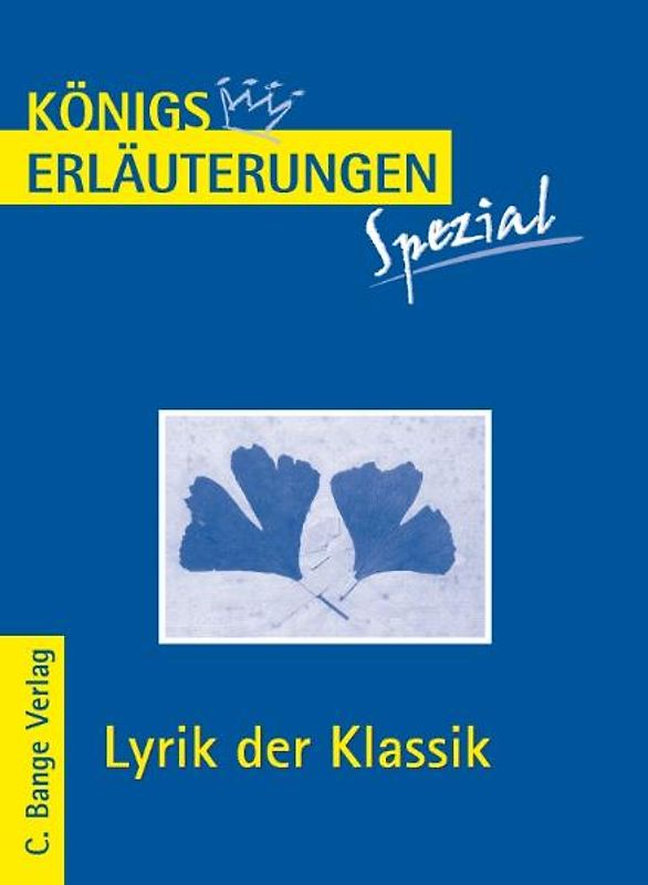 Lyrik der Klassik.