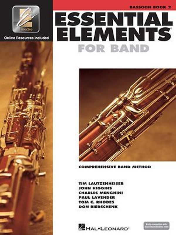 Essential Elements for Band - Book 2 with Eei - Bassoon (Book/Online Audio)