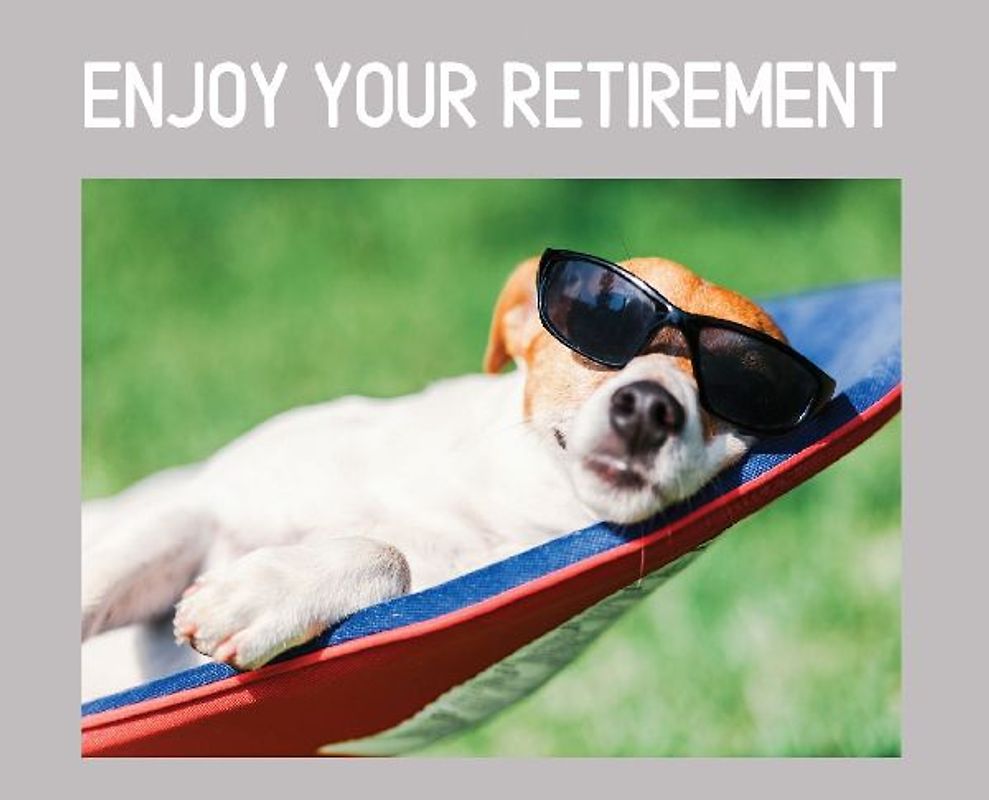 Happy Retirement Guest Book ( Landscape Hardcover )