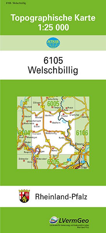 TK25 6105 Welschbillig