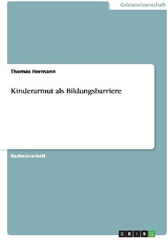 Kinderarmut als Bildungsbarriere