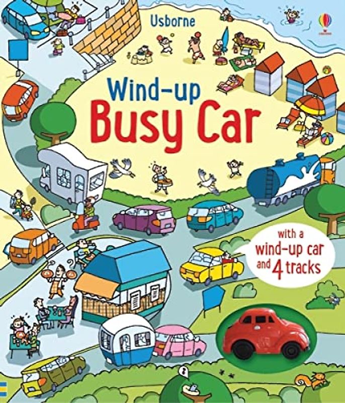 Wind-Up Busy Car (Wind-up Books): with wind-up car and 4 tracks: 1