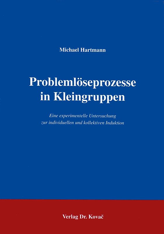Problemlöseprozesse in Kleingruppen