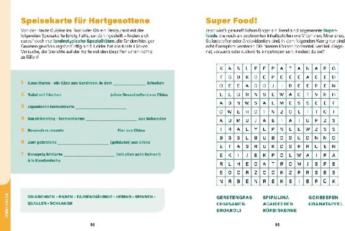 Küchen der Welt I Wissen in Rätseln