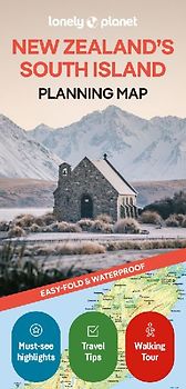 Lonely Planet New Zealand's South Island Planning Map