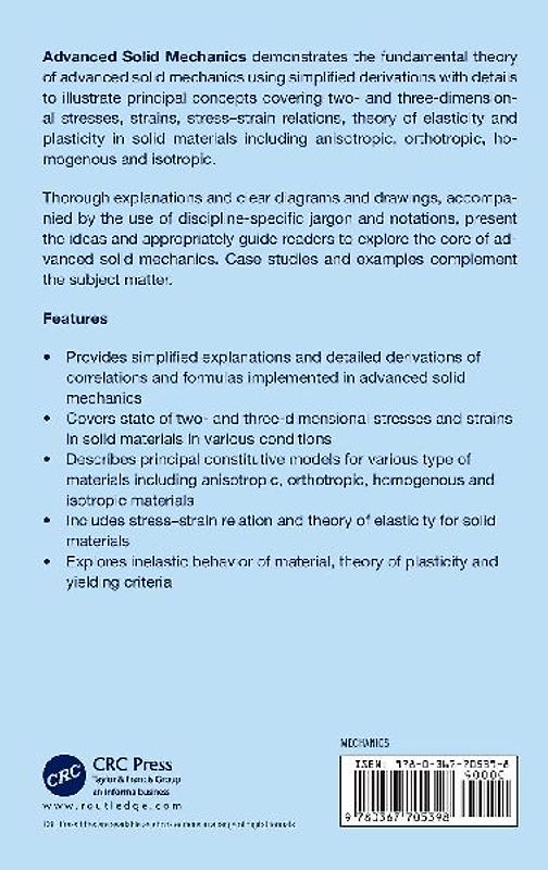 Advanced Solid Mechanics
