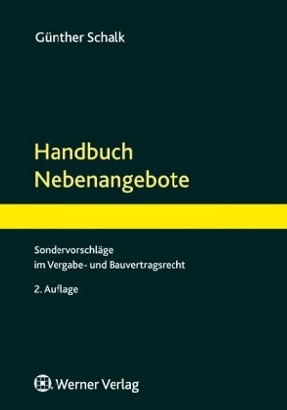 Handbuch Nebenangebote