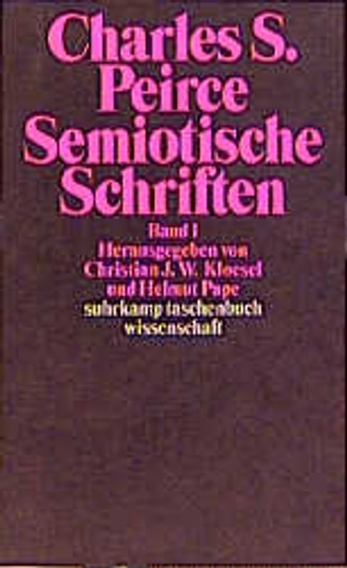 Semiotische Schriften