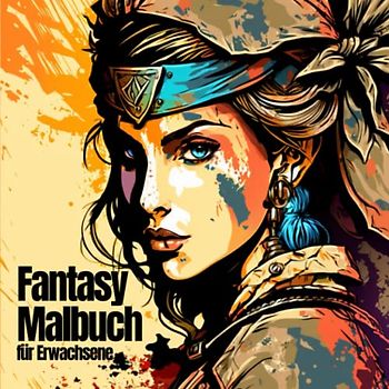 Fantasy Malbuch für Erwachsene: 50 hübsche Phantasie-Ausmalbilder - wunderschöne Frauen, Feen und Elfen
