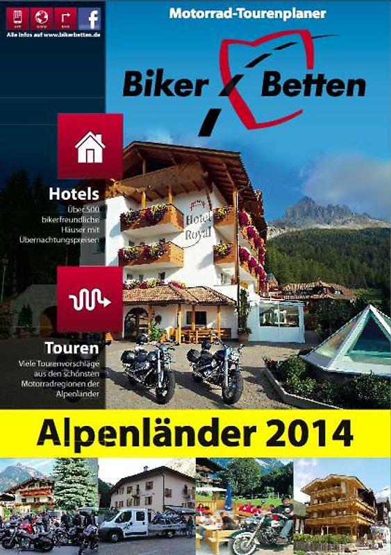 Biker-Betten Alpenländer 2014