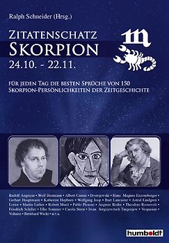 Zitatenschatz Skorpion - 24.10.-22.11.
