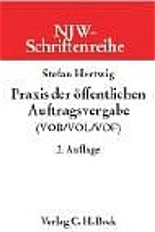 Praxis der öffentlichen Auftragsvergabe