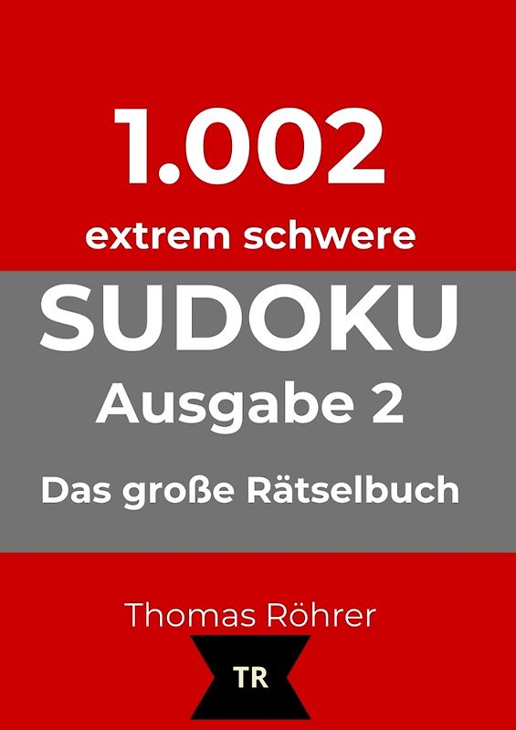 1.002er Sudoku extrem schwer