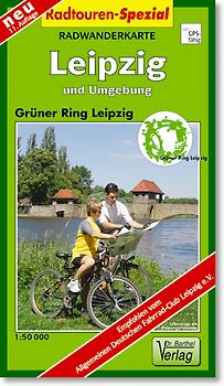 Radwanderkarte Leipzig und Umgebung