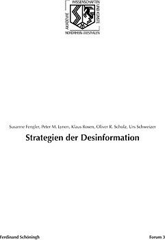 Strategien der Desinformation