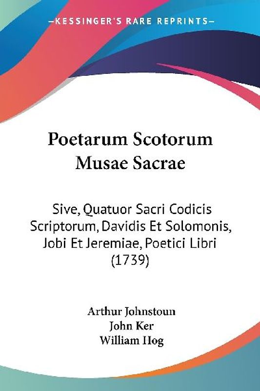 Poetarum Scotorum Musae Sacrae