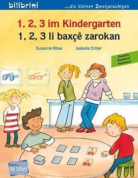 1, 2, 3 im Kindergarten (Deutsch-Kurdisch/Kurmancî)