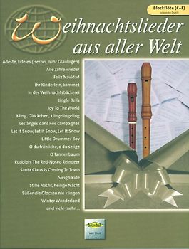 Weihnachtslieder aus aller Welt - Blockflöte (C+F)