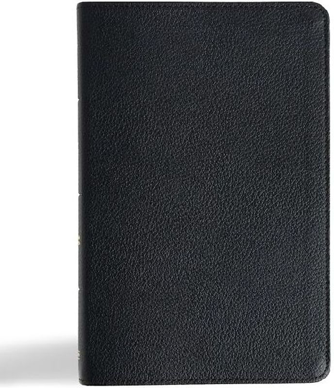 CSB Thinline Bible, Anglicised Edition, Black Genuine Leather