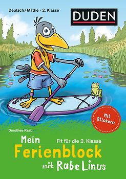 Mein Ferienblock mit Rabe Linus – Fit für die 2. Klasse