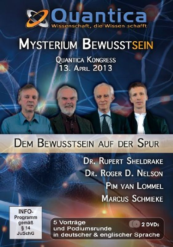 Quantica Kongress 2013 - Mysterium Bewußtsein - Dem Bewußtsein auf der Spur [2 DVDs] DVD
