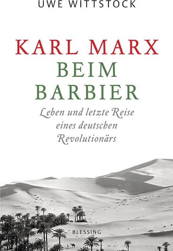 Karl Marx beim Barbier