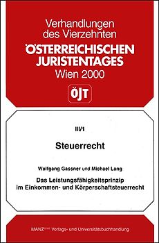 Das Leistungsfähigkeitsprinzip im Einkommen- u.Körperschafts- steuerrecht